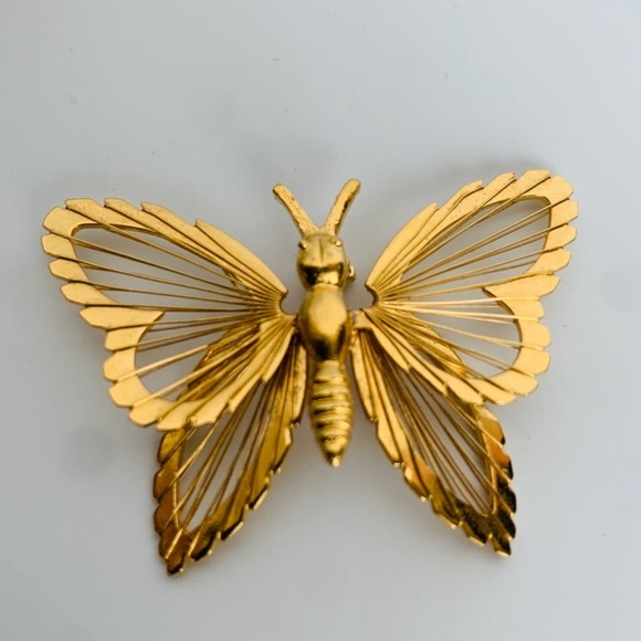 Vintage Jewelry - 1980’s Butterfly Brooch Pin
